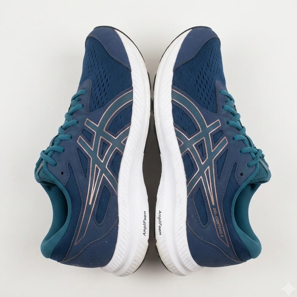 Asics Womens 9 Athleisure Outdoors Gorpcore Gel-Contend 8 Amplifoam Sneakers
